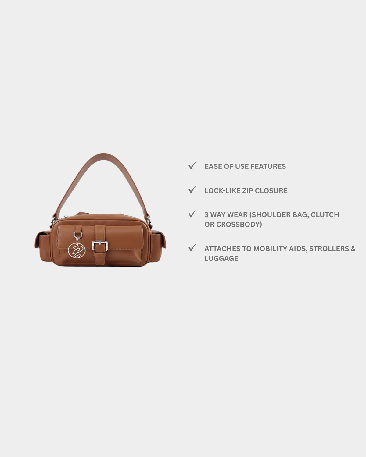 Adison bag in Tan - Complete set