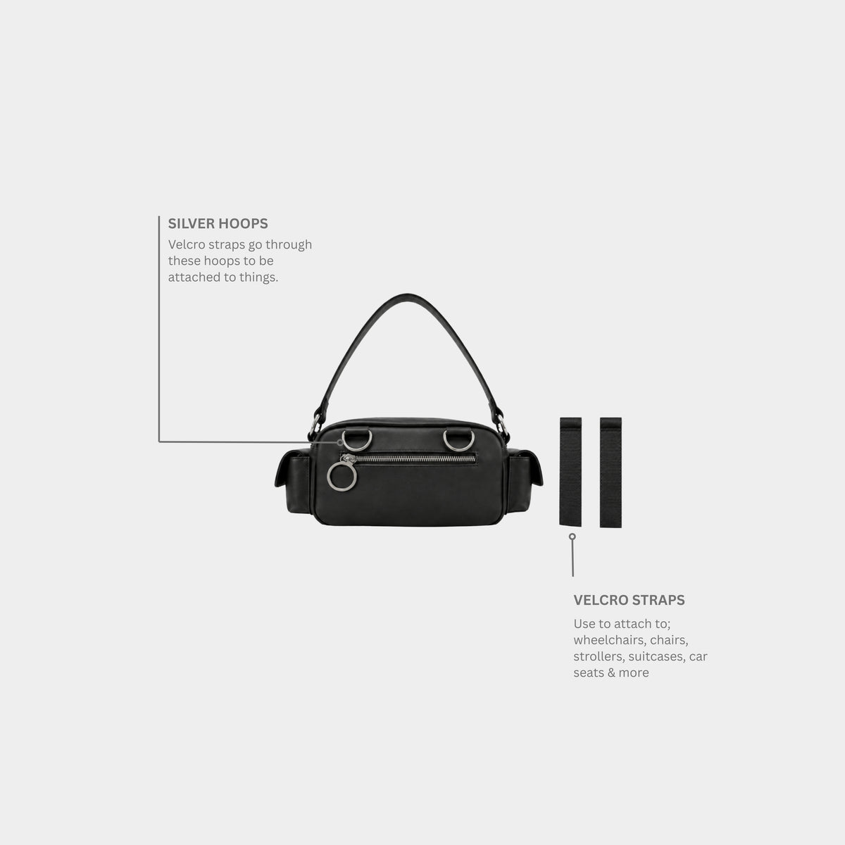 Adison bag in Black - Essential bag (Pre Order)