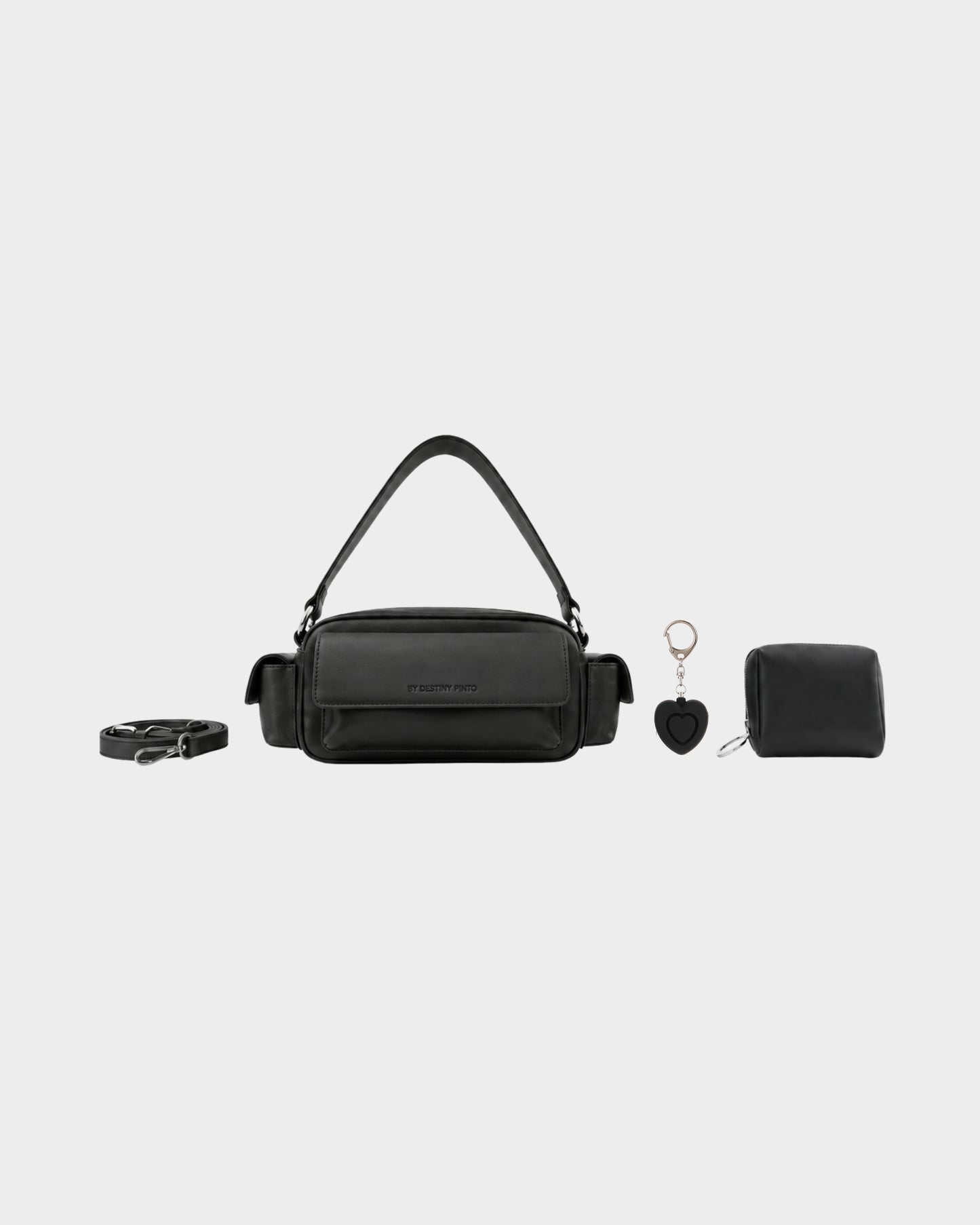 Adison bag in Black - Complete set (Pre Order)