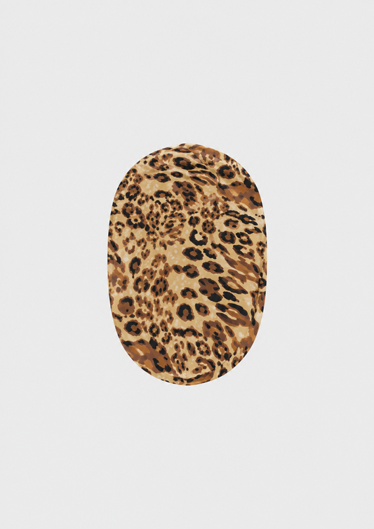 Leopard print ostomy bag cover